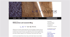 Desktop Screenshot of leywerkblog.com