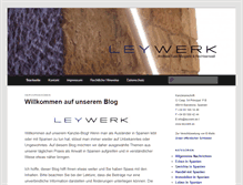 Tablet Screenshot of leywerkblog.com